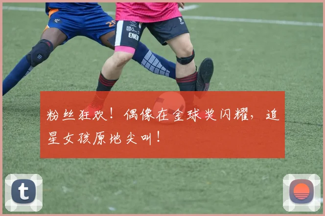 粉丝狂欢！偶像在金球奖闪耀，追星女孩原地尖叫！